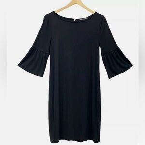 White House Black Market MIDI Dress 1/4 Bell sleeve. size X-Large Rayon/…